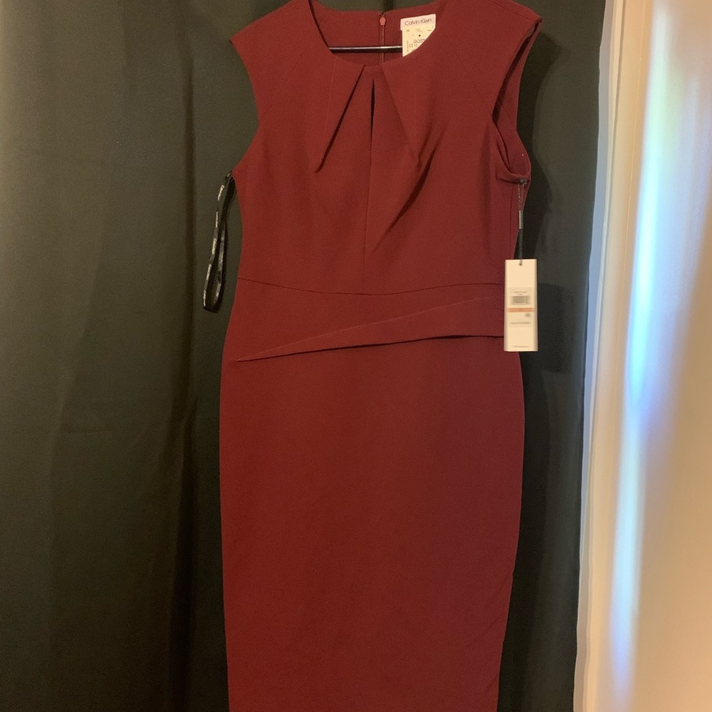This is a Calvin Klein red dress size 12
